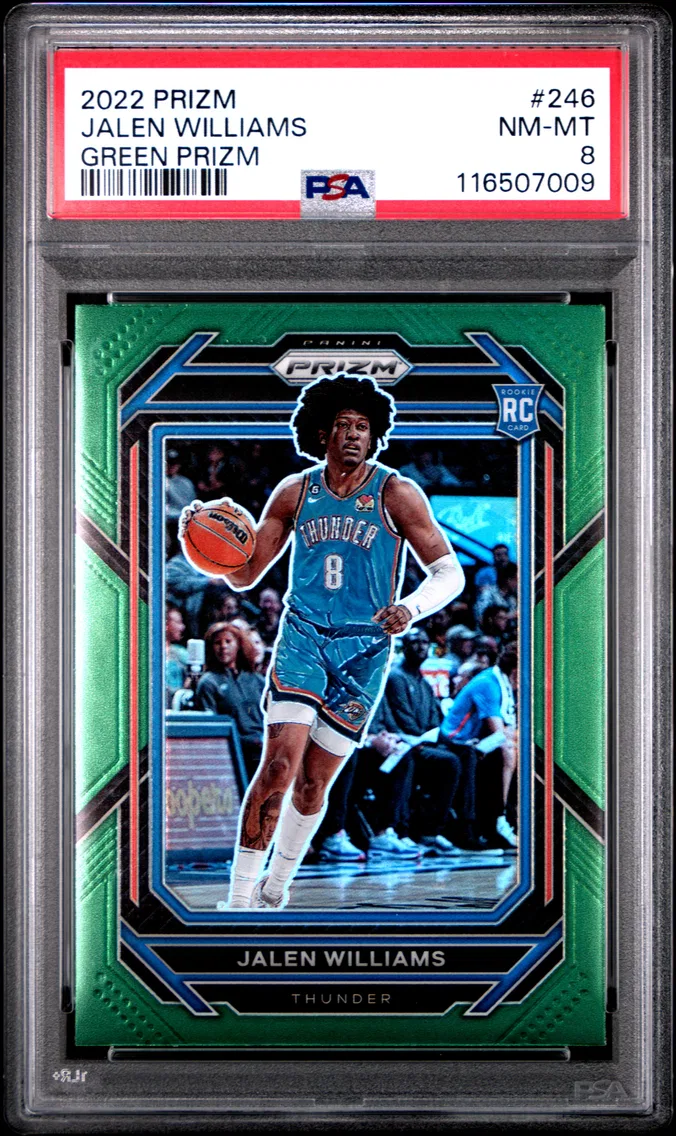 2022 #246 Jalen Williams PSA 8 Panini Prizm