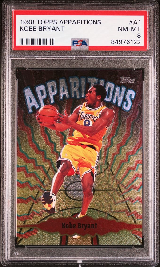 1998 #A1 Kobe Bryant PSA 8 Topps
