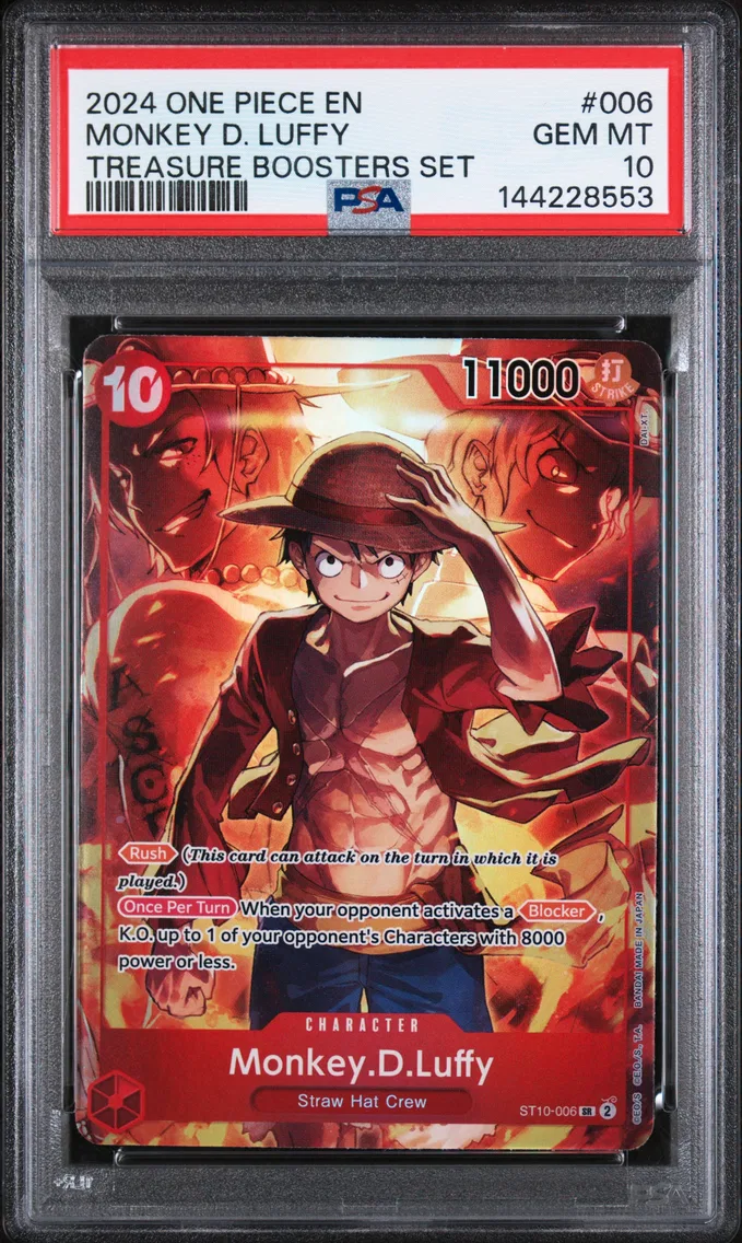 2024 #006 Monkey D. Luffy PSA 10 One Piece Promos