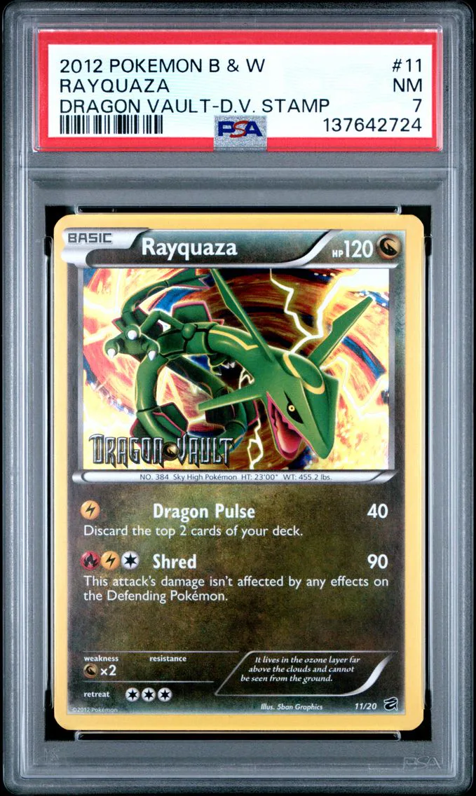 Rayquaza PSA NM 7