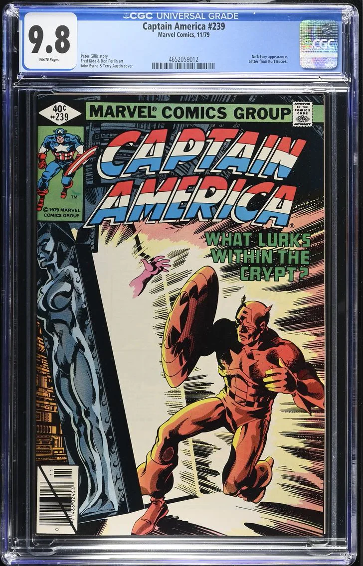 1979 Captain America #239 CGC 9.8 Marvel Comics