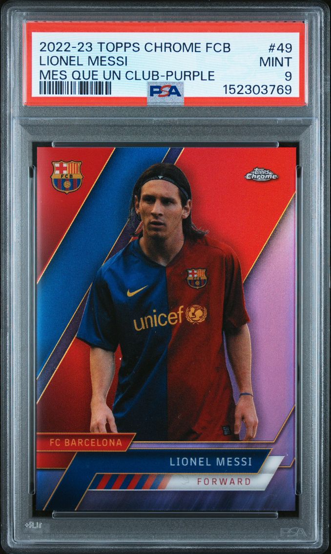 2022 #49 Lionel Messi PSA 9 Topp
