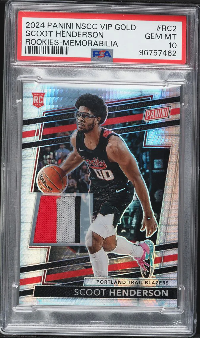 2024 #RC2 Scoot Henderson PSA 10 Panini National Sports Collectors Convention VIP Gold Rookies Misc Sports