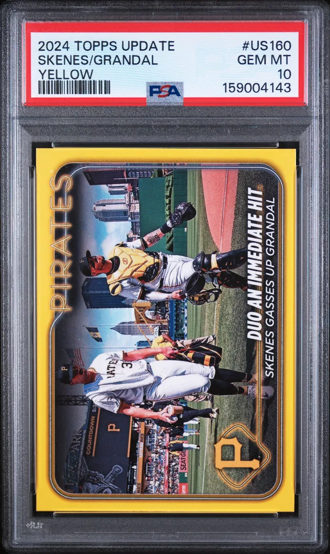 2024 #US160 Paul Skenes/Yasmani Grandal PSA 10 Topps Update