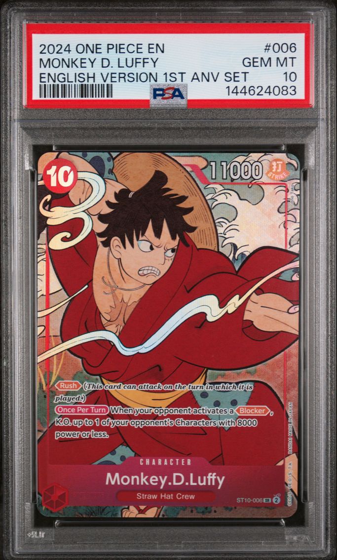 2024 #006 Monkey D. Luffy PSA 10