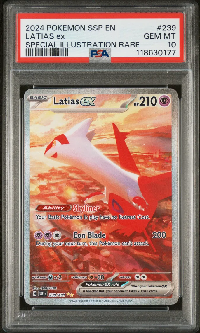 2024 #239 Latias EX PSA 10 Ssp E