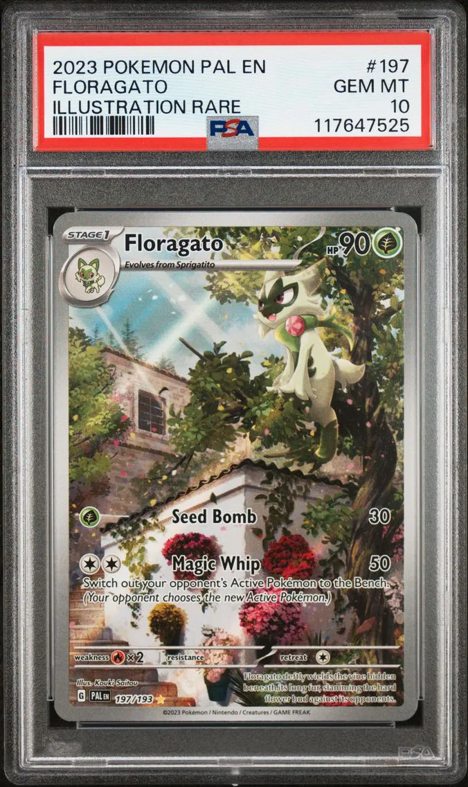 2023 #197 Floragato PSA 10 Pal EN-Paldea Evolved