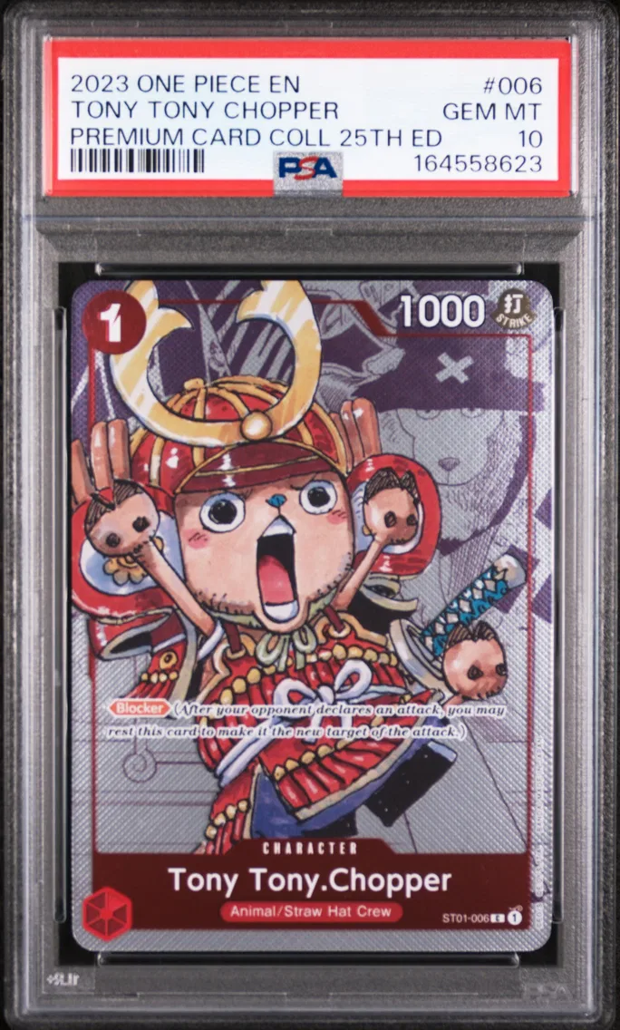 2023 #006 Tony Tony Chopper PSA 10 One Piece Premium Card Collection 25th Edition