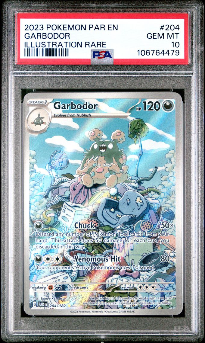 2023 #204 Garbodor PSA 10 Par EN-Paradox Rift