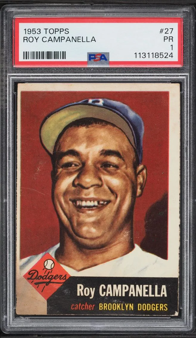 1953 #27 Roy Campanella PSA 1 Topps