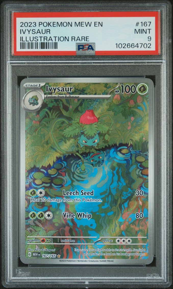 2023 #167 Ivysaur PSA 9 Mew EN-151