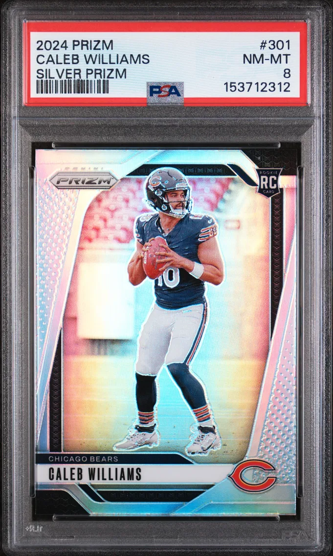 2024 #301 Caleb Williams PSA 8 Panini Prizm