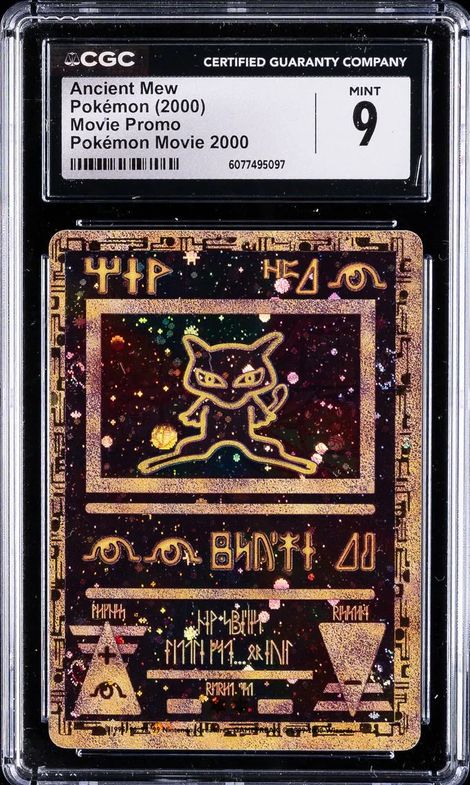 2000 #NA Ancient Mew CGC 9 Game Movie Pokemon