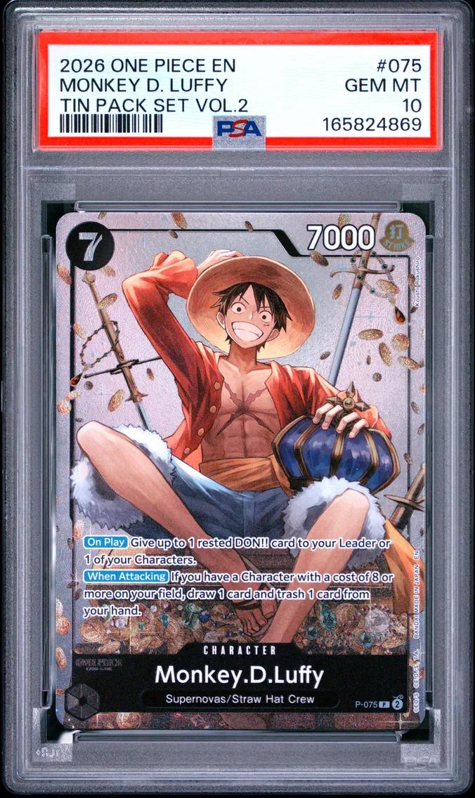 2026 #075 Monkey D. Luffy PSA 10 One Piece Promos