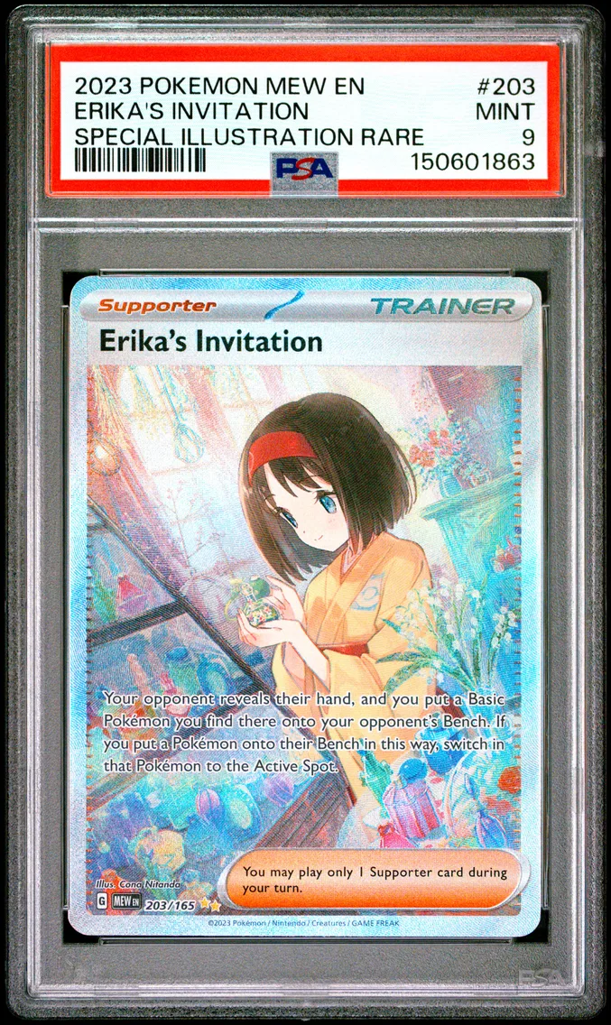 2023 #203 Erika's Invitation PSA 9 Mew EN-151