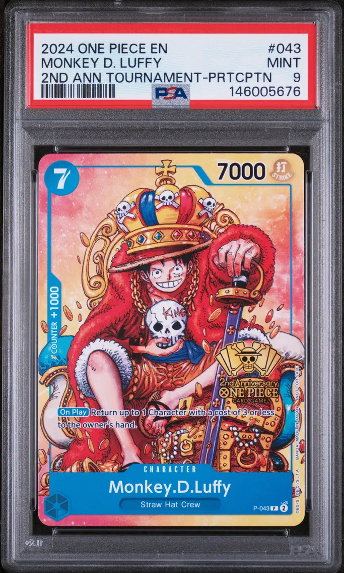 2024 #043 Monkey D. Luffy PSA 9 One Piece Promos