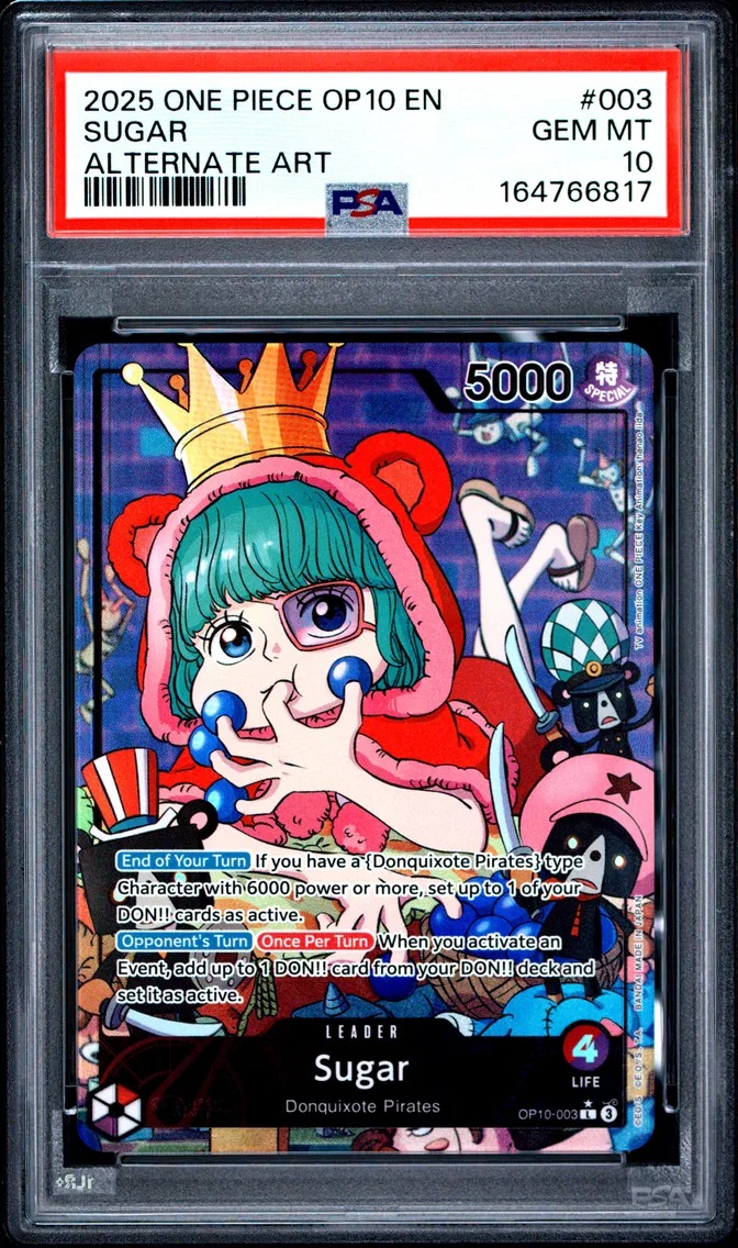 2025 #003 Sugar PSA 10 One Piece OP10-Royal Blood