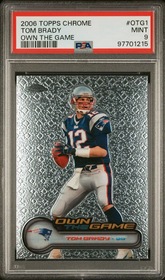 2006 TOPPS CHROME OWN THE GAME #OTG1 TOM BRADY