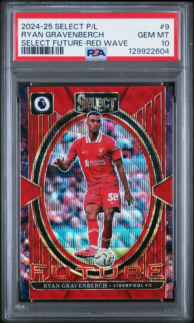2024 #9 Ryan Gravenberch PSA 10 Panini Select Premier League Select Future