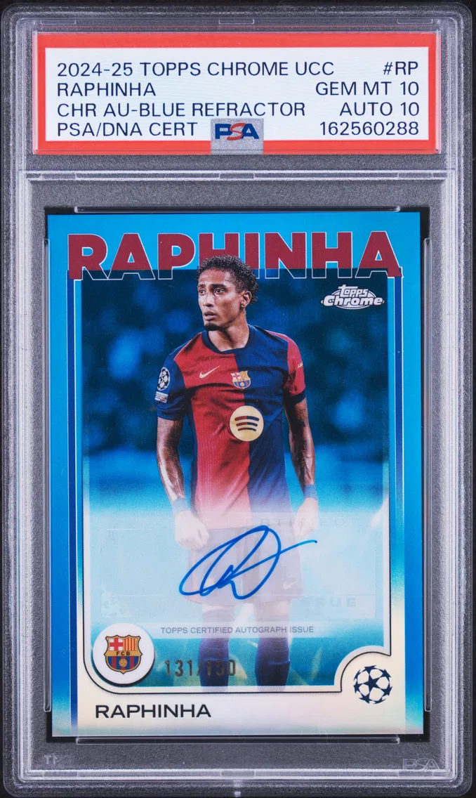 2024 #RP Raphinha PSA 10 Topps C