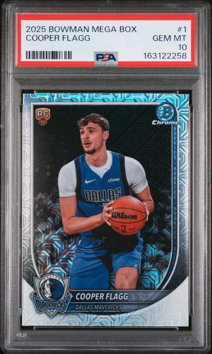 2025 #1 COOPER FLAGG PSA 10 Bowman Mega Box