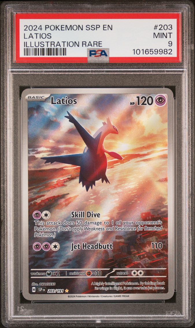 2024 #203 Latios PSA 9 Ssp EN-Su