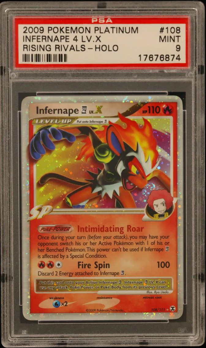 2009 #108 Infernape 4 LV.X-Holo 