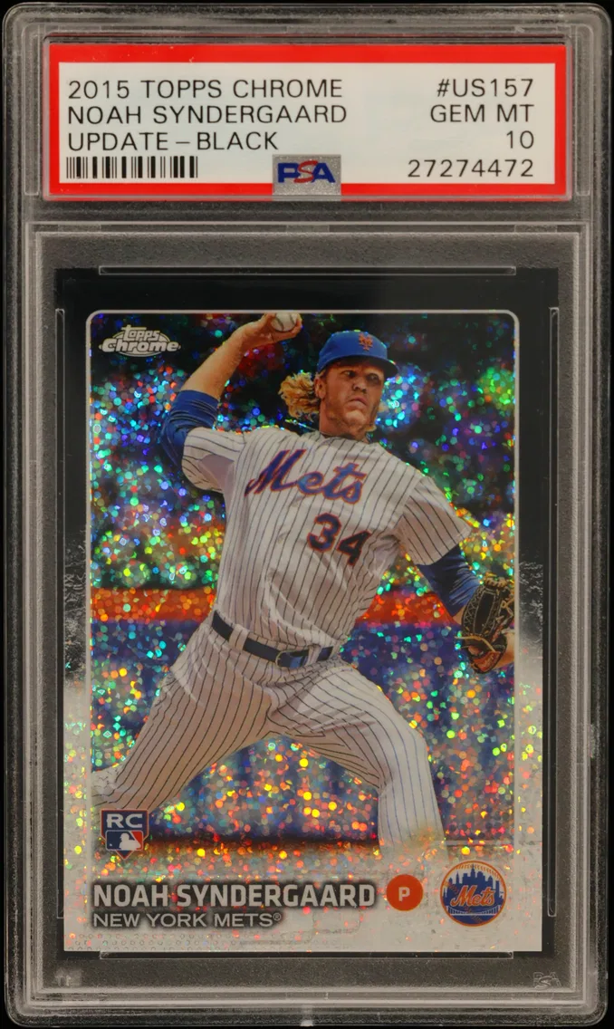 2015 #US157 Noah Syndergaard PSA 10 Topps Chrome Update
