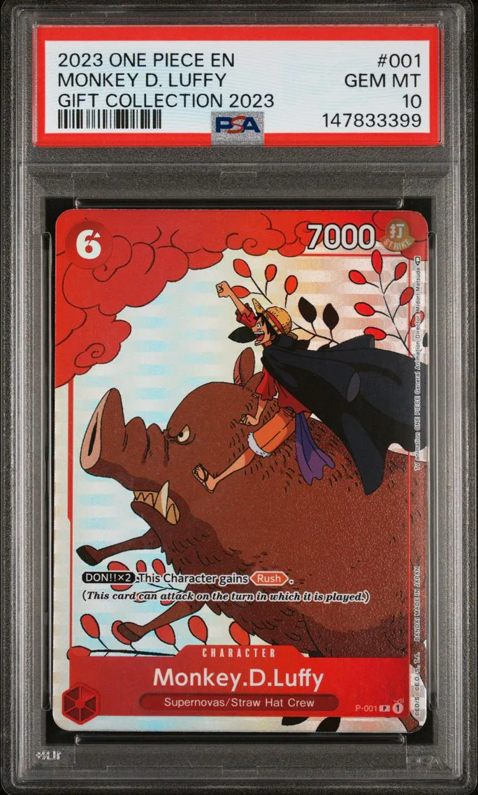 2023 #001 Monkey D. Luffy PSA 10