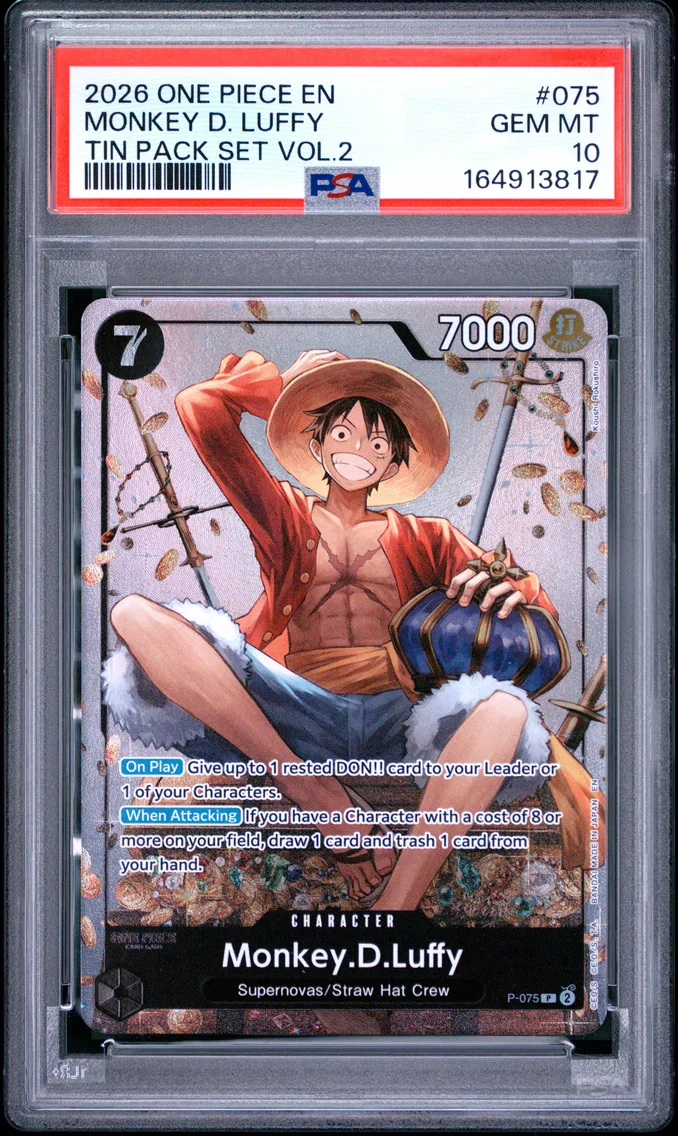 2026 #075 Monkey D. Luffy PSA 10 One Piece Promos