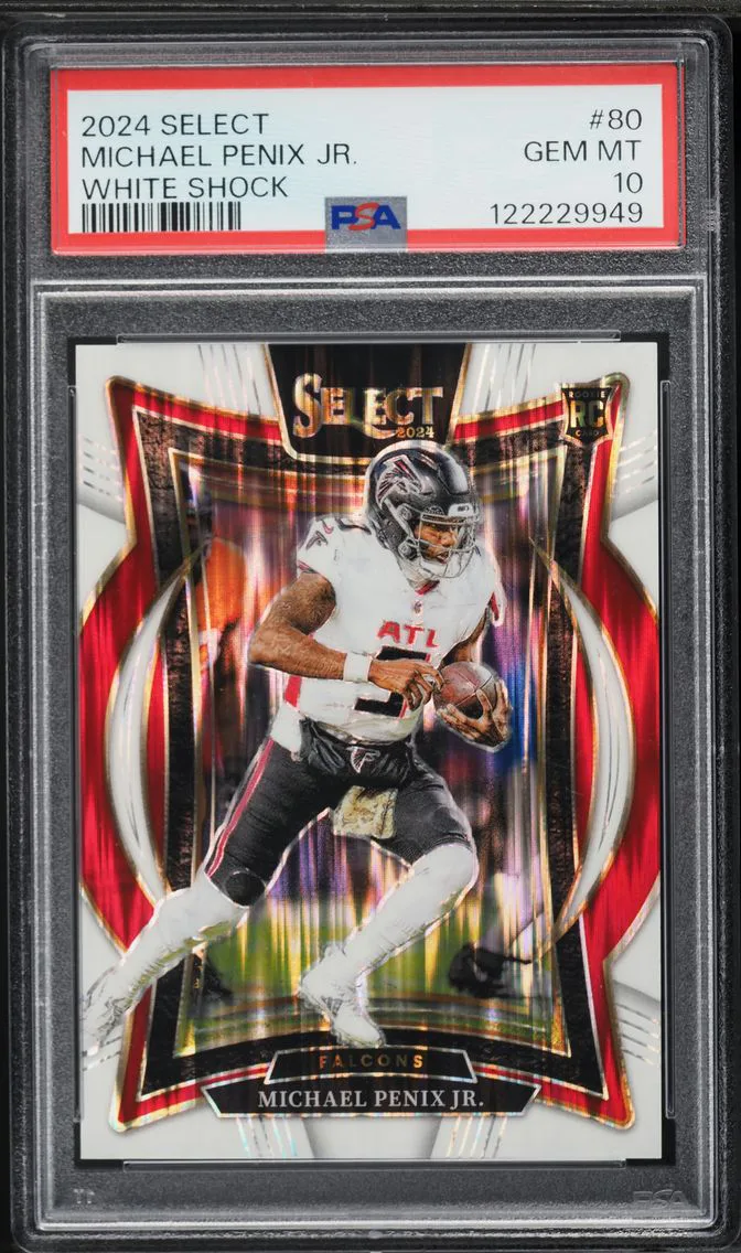 2024 #80 Michael Penix Jr. PSA 10 Panini Select Football