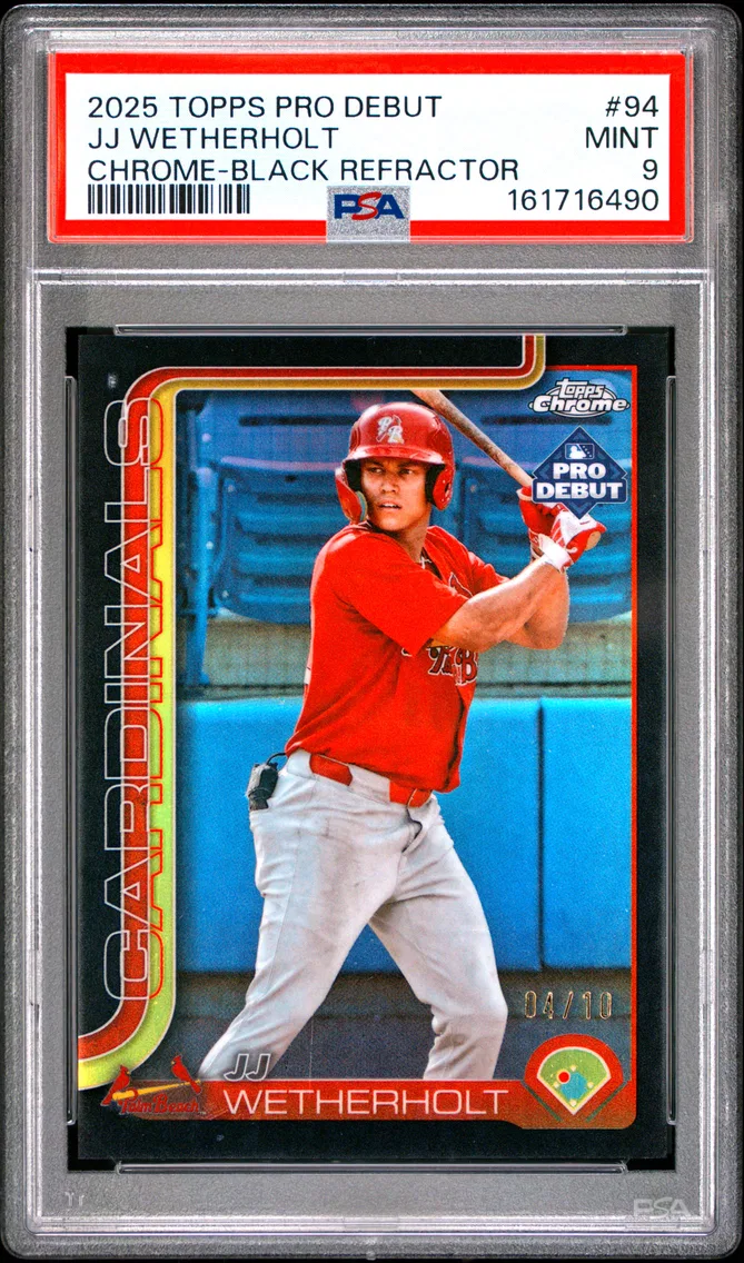 2025 #94 JJ Wetherholt PSA 9 Top