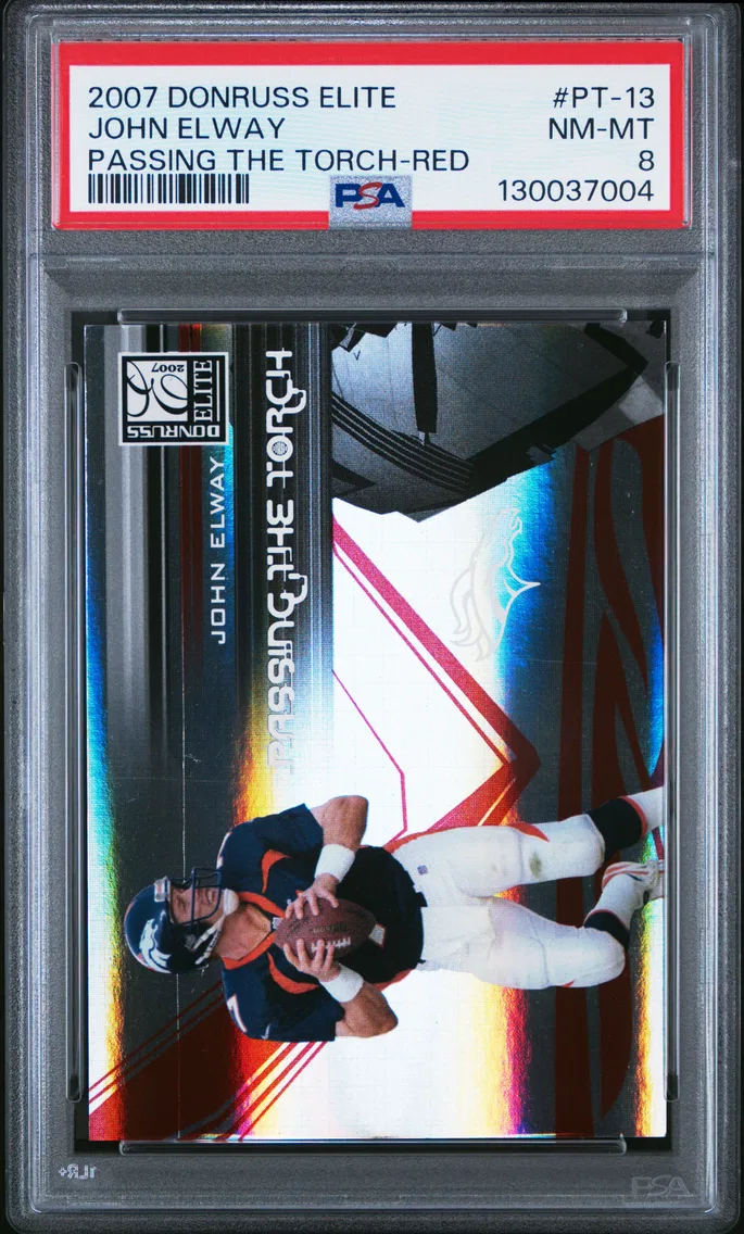 2007 #PT-13 John Elway PSA 8 Don