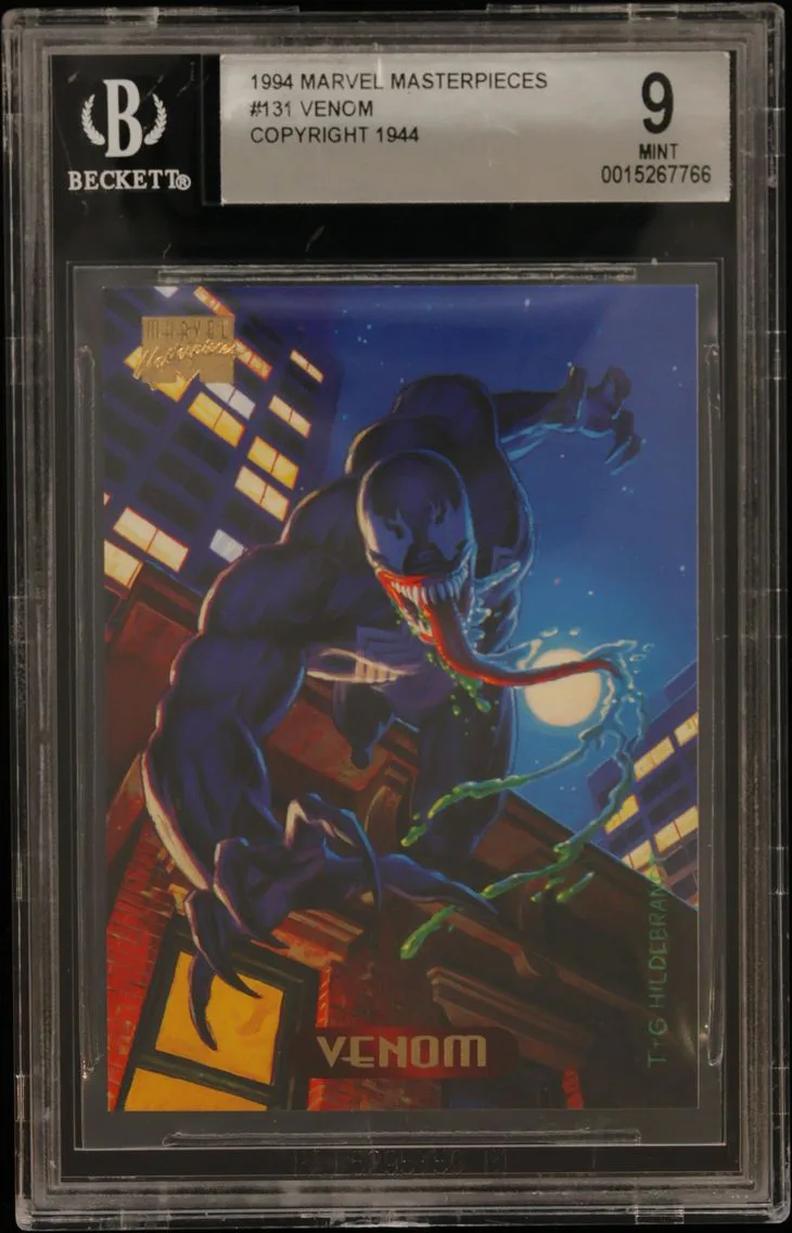 1994 #131 Venom (copyright 1944) BGS 9 Fleer Marvel Masterpieces