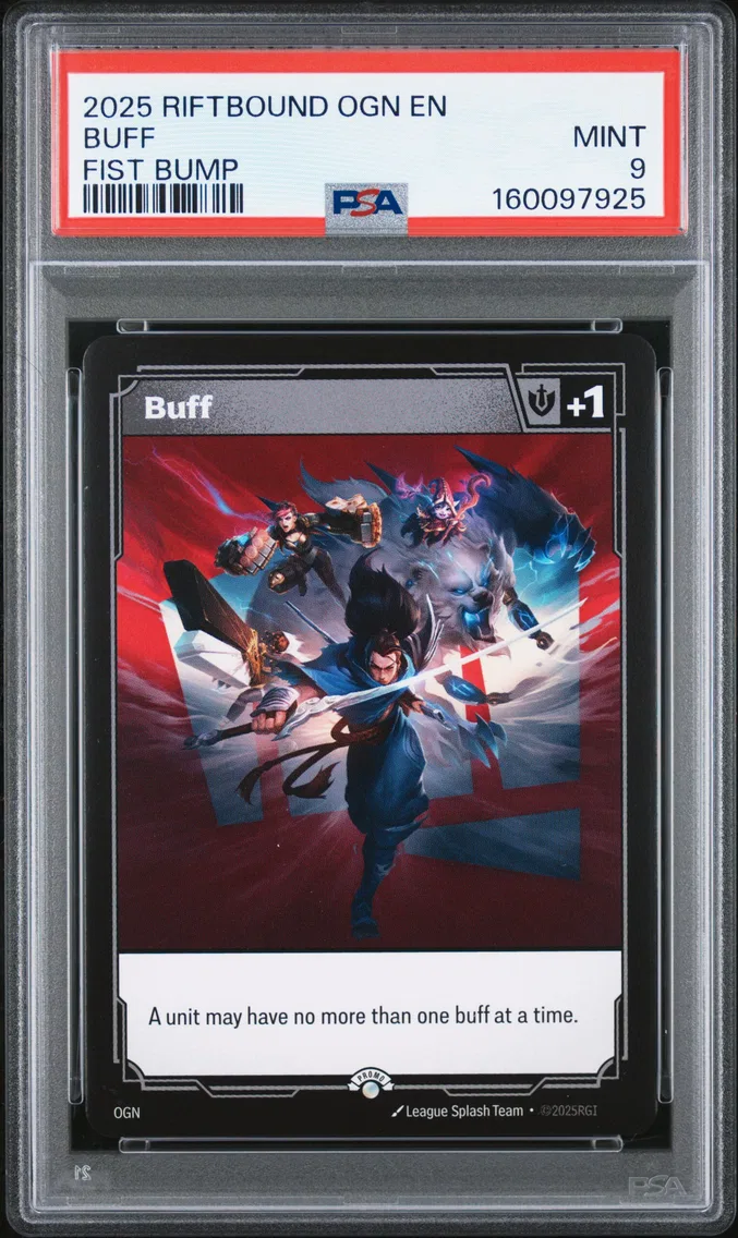 2025 #NA Buff PSA 9 Riftbound: League of Legends Ogn-Origins