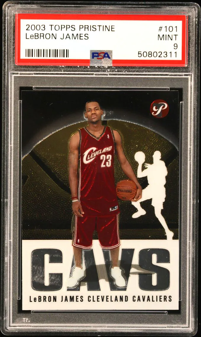 2003 #101 LeBron James PSA 9 Topps Pristine