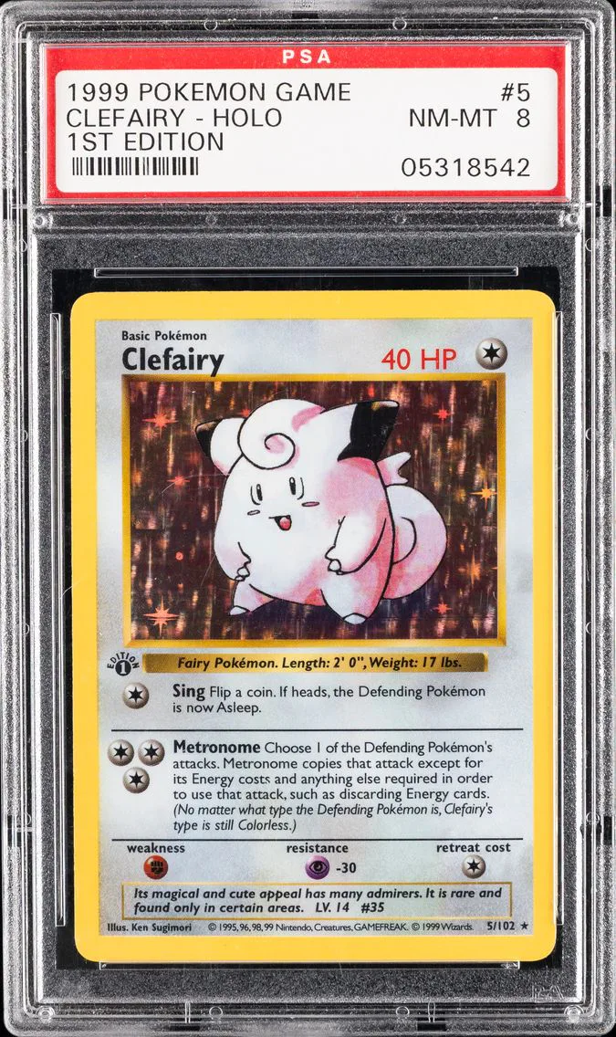 1999 #5 Clefairy-Holo 1st Editio