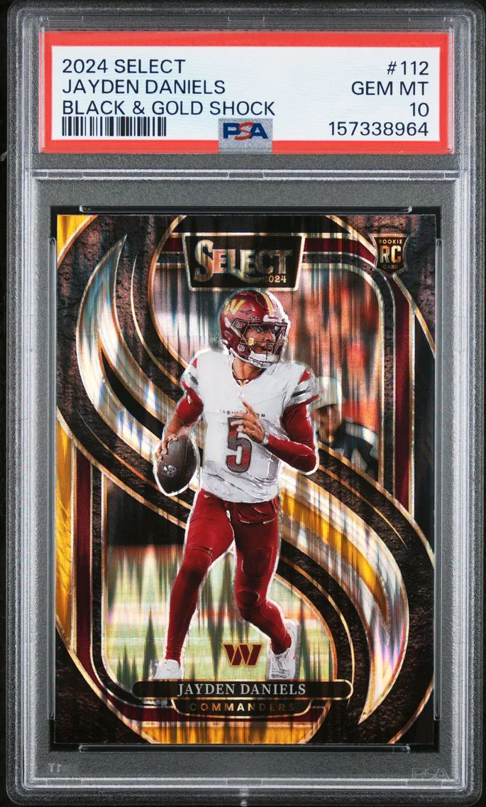 2024 #112 Jayden Daniels PSA 10 Panini Select