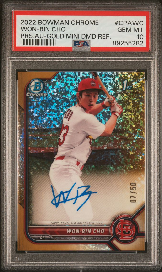 2022 #CPAWC Won-Bin Cho PSA 10 B