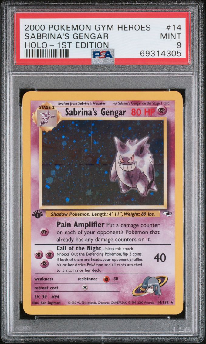 2000 #14 Sabrina's Gengar Holo-1