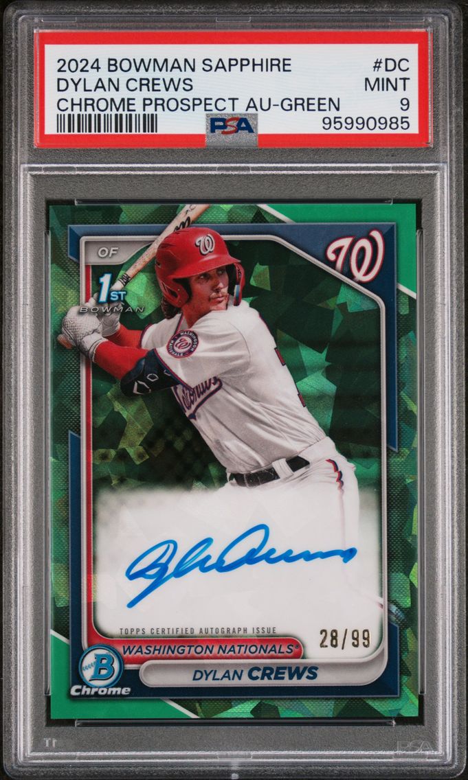 2024 #DC Dylan Crews PSA 9 Bowma