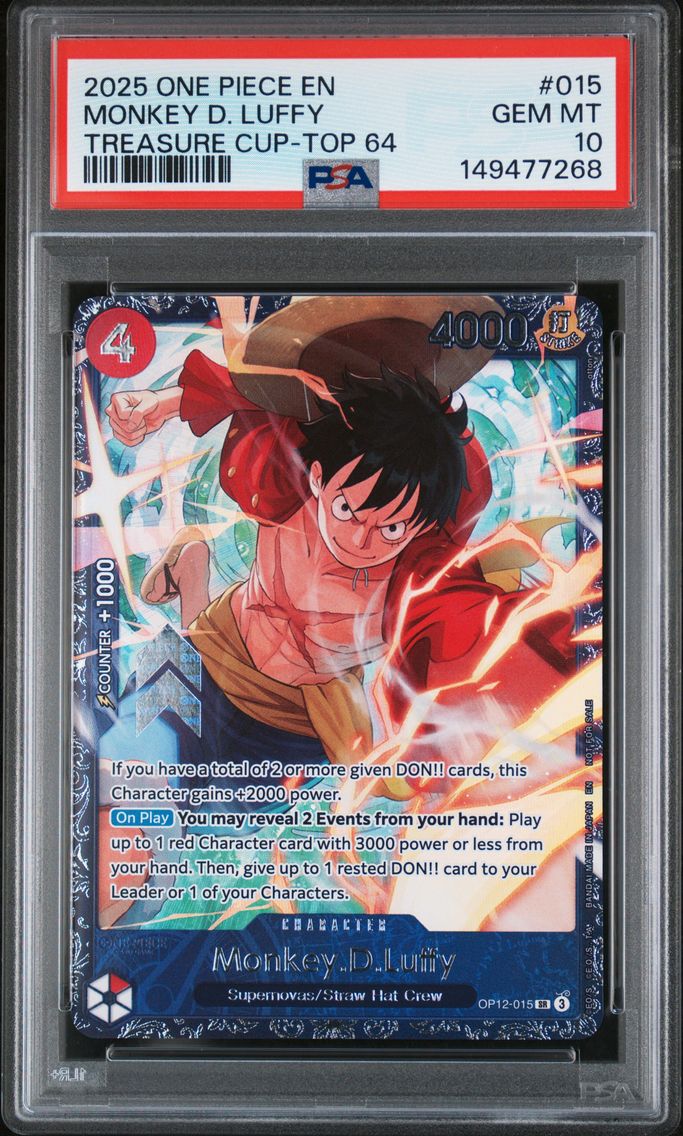 2025 #015 Monkey D. Luffy PSA 10