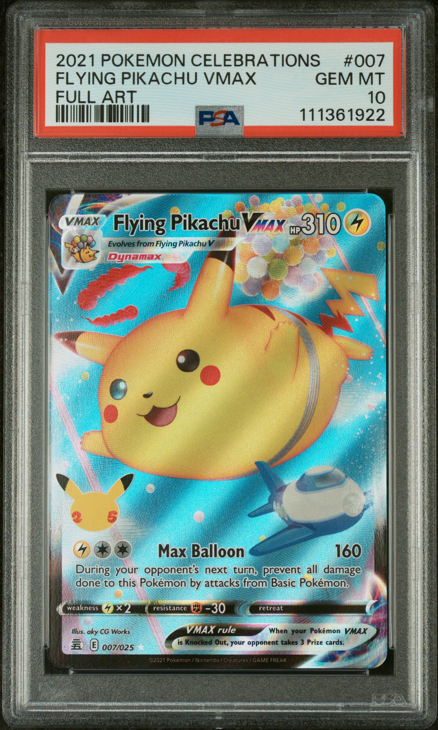 Full Art/Flying Pikachu Vmax