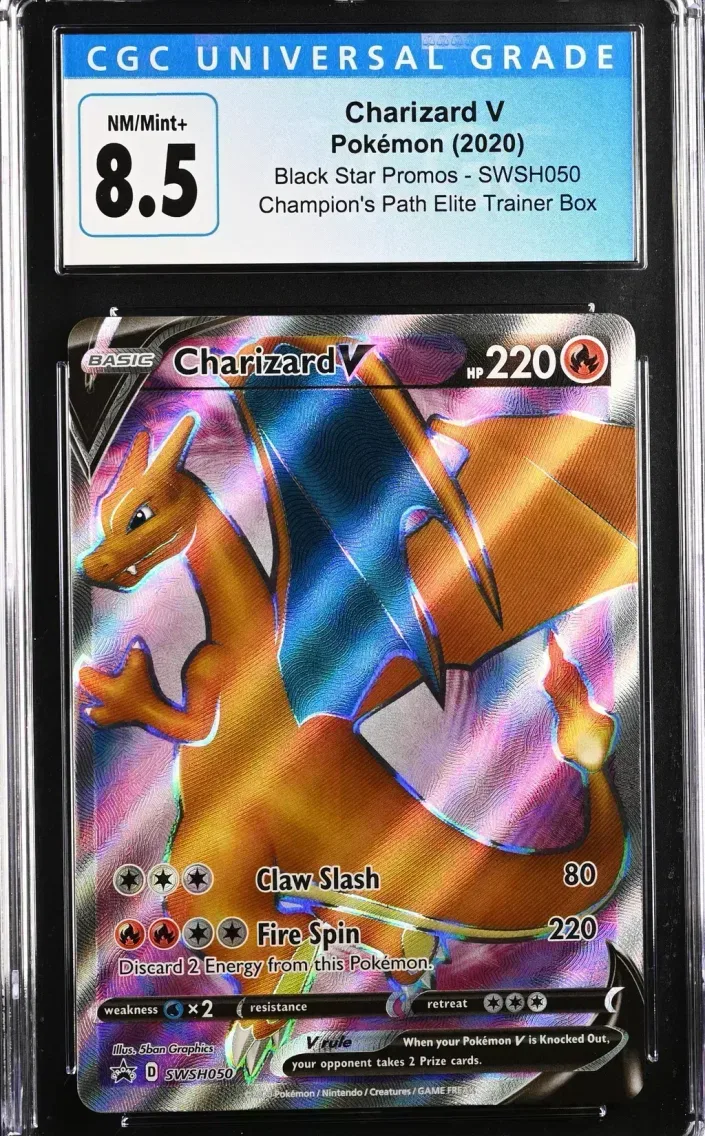 2020 Black Star Promos - Sword & Shield - English Charizard V #SWSH050 CGC 8.5