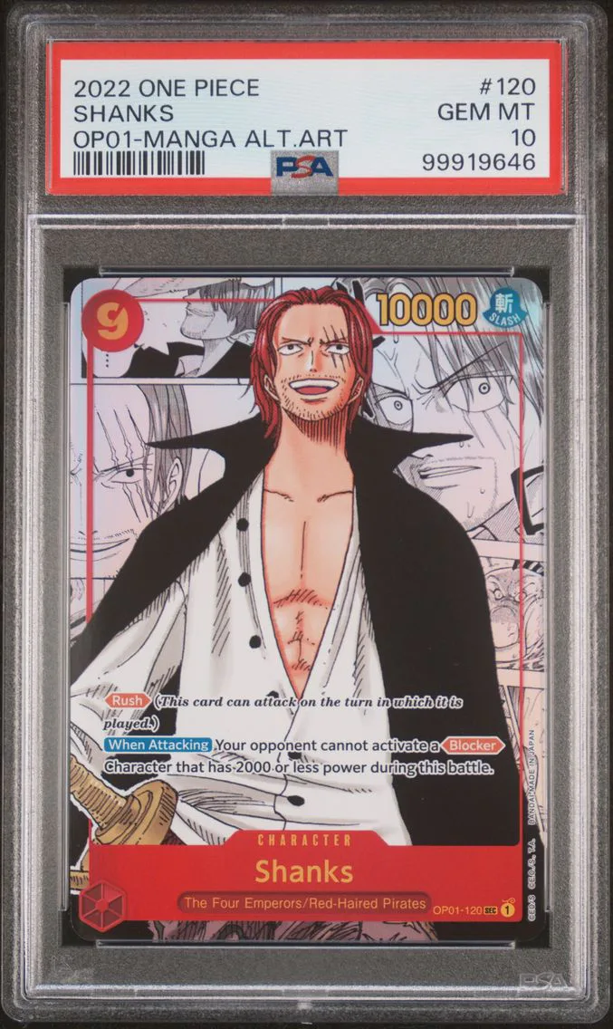 2022 #120 Shanks PSA 10 One Piec