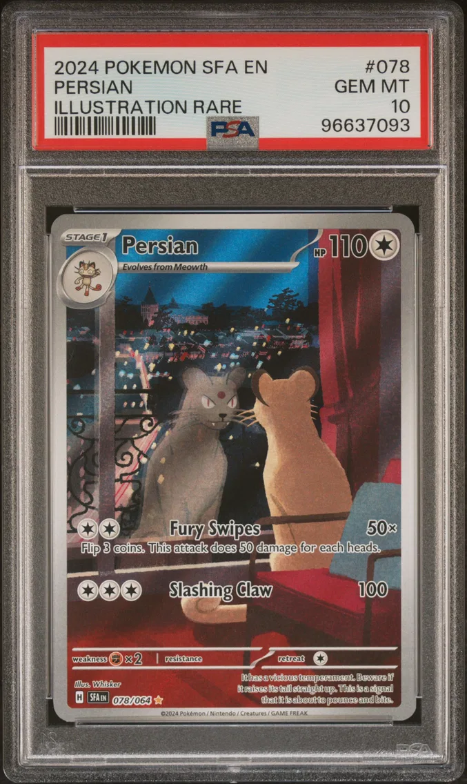 2024 #078 Persian PSA 10 Sfa EN-Shrouded Fable