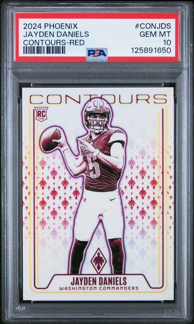 2024 #CONJDS Jayden Daniels PSA 10 Panini Phoenix Contours