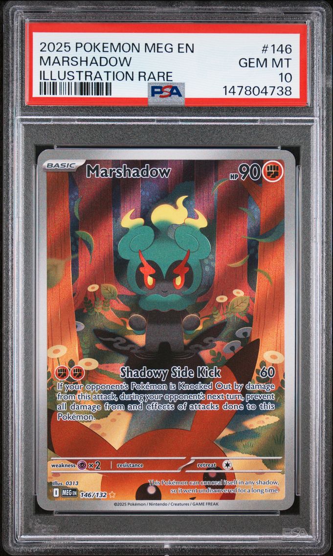 2025 #146 Marshadow PSA 10 Meg EN-Mega Evolution