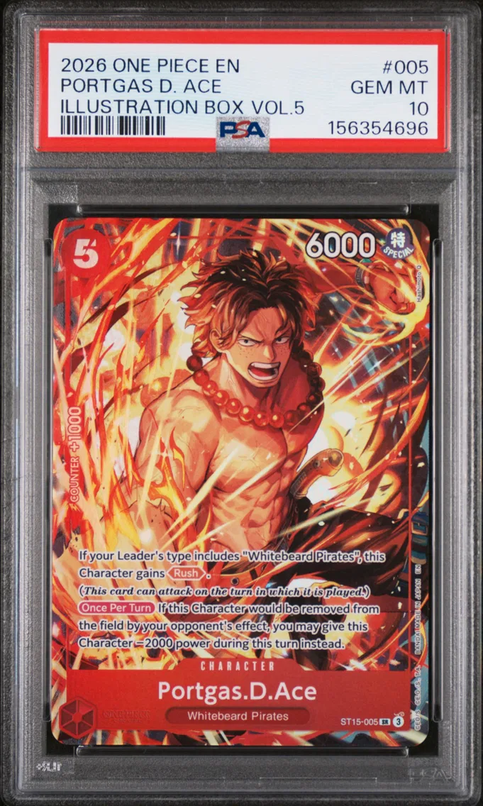 2026 #005 Portgas D. Ace PSA 10 One Piece Promos