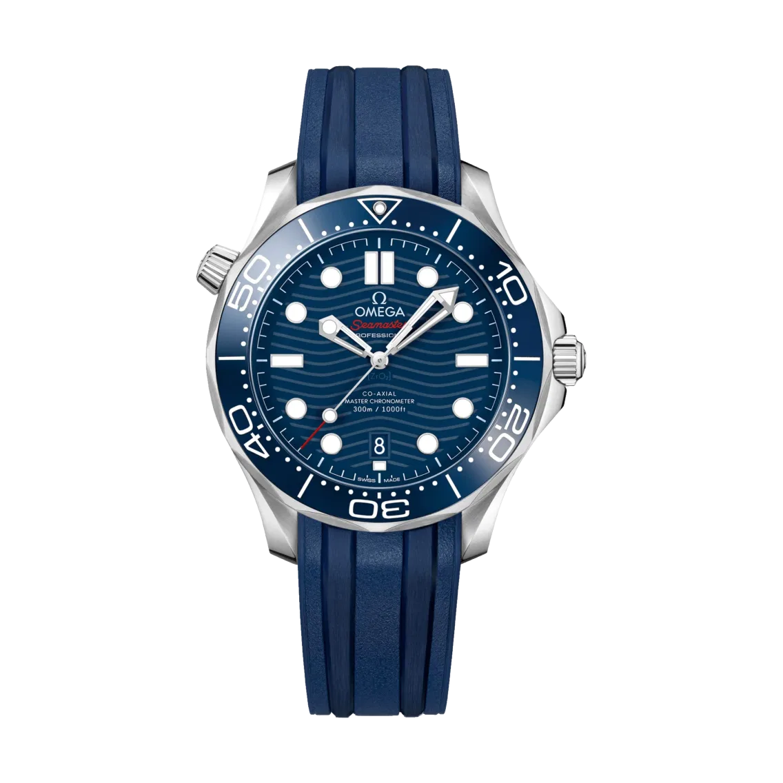 OMEGA Seamaster Diver 300M 42mm - Blue on Rubber Strap